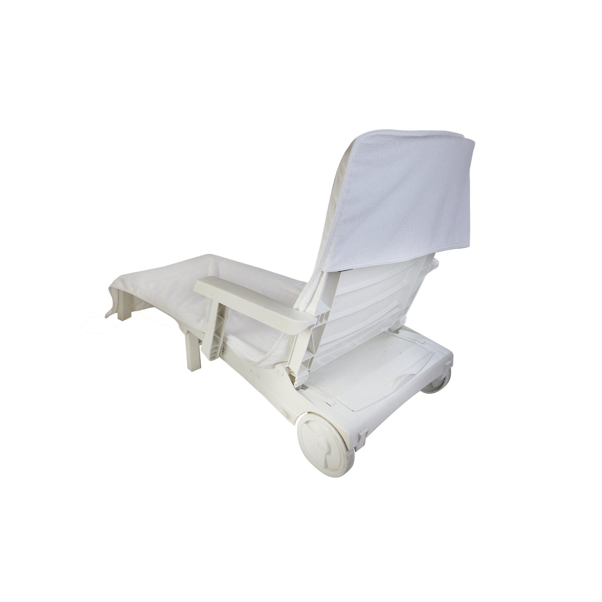 Large, Fitted, Solid Terry Cloth Chaise Lounge Cover Fattowels
