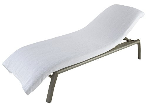Elastic Back, Terry Cloth, Chaise Lounge Cover